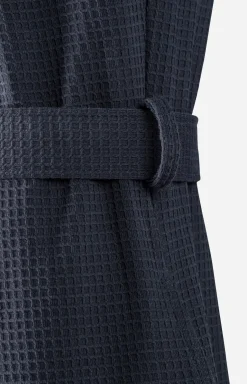 Damen Bademantel JOOP! UNI-PIQUÉ in Navy