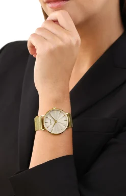 Damen-Armbanduhr in Gold