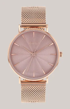 Damen-Armbanduhr in Roségold