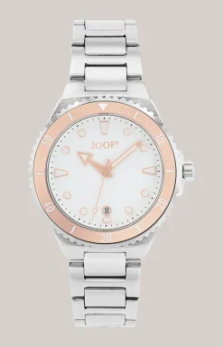 Damen-Armbanduhr in Silber