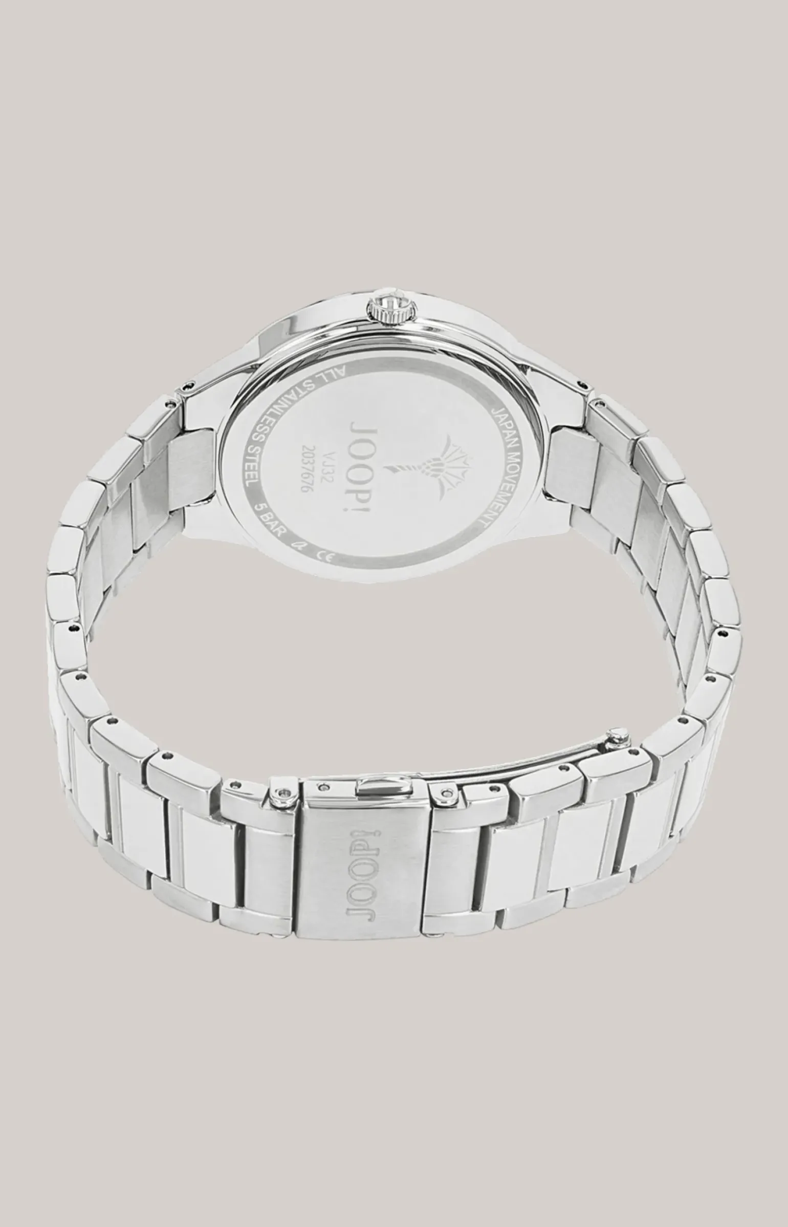 Damen-Armbanduhr in Silber/Blau