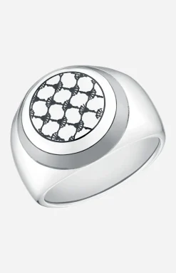 Edelstahl-Ring in Silber