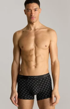 3-er Pack Boxer in Schwarz gemustert