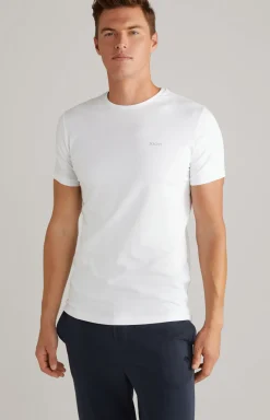 2er Pack Fine Cotton T-Shirts in Weiß