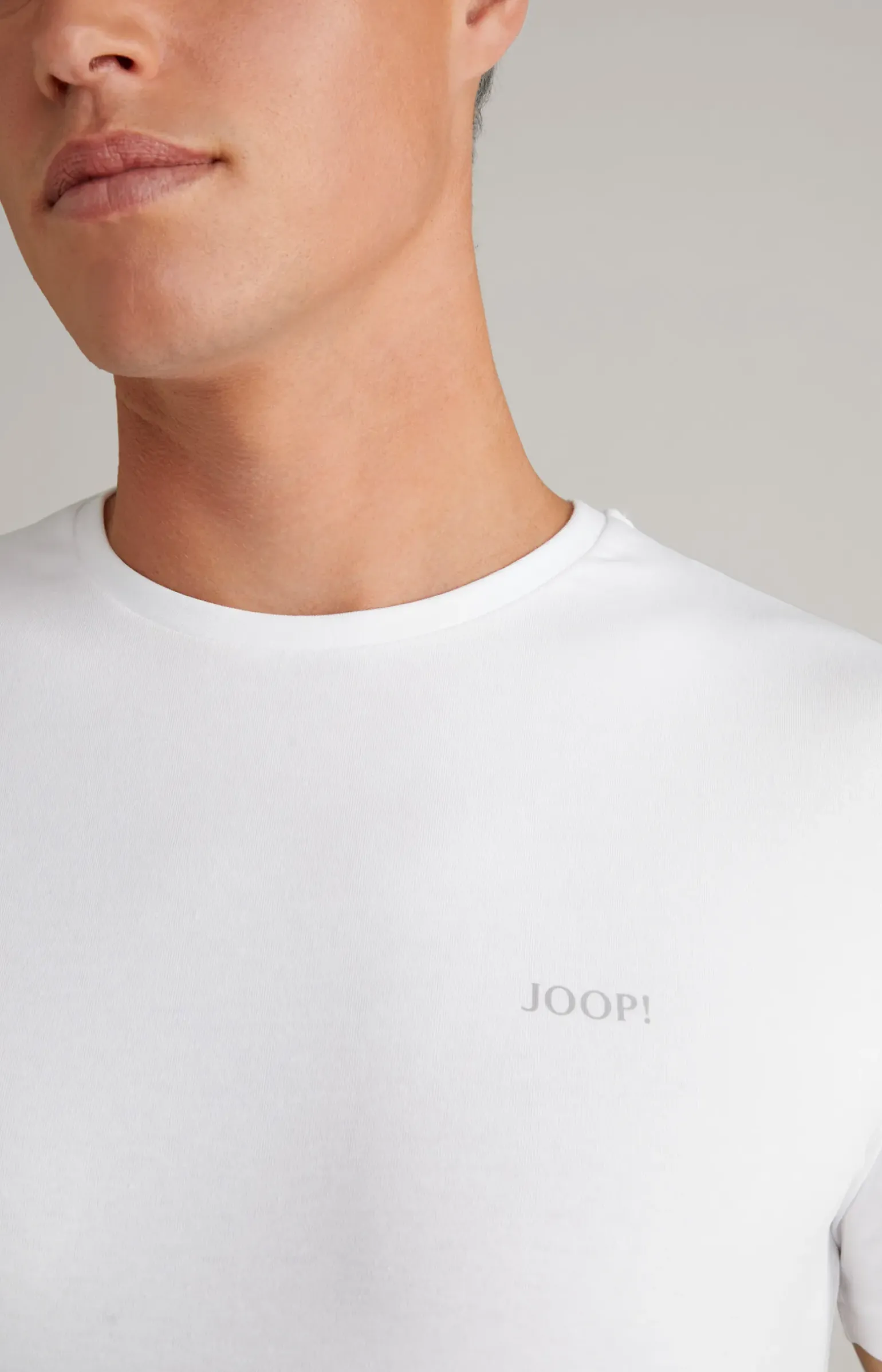 2er Pack Fine Cotton T-Shirts in Weiß