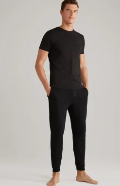 2er Pack Fine Cotton T-Shirts in Schwarz