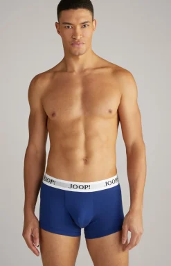 3er-Pack Fine Cotton Stretch Boxer in Schwarz/Rot/Blau