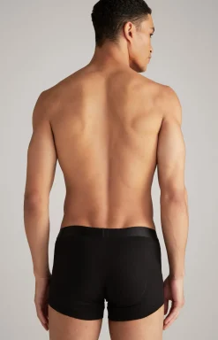 3er-Pack Fine Cotton Stretch Boxer in Schwarz/Hellgrau/Navy