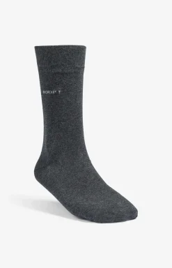 2er-Pack Finest Organic Cotton Socken in Dunkelgrau