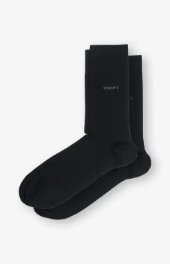 2er-Pack Finest Organic Cotton Socken in Schwarz