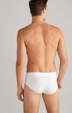 2er-Pack Modal Cotton Stretch Slip in Weiß