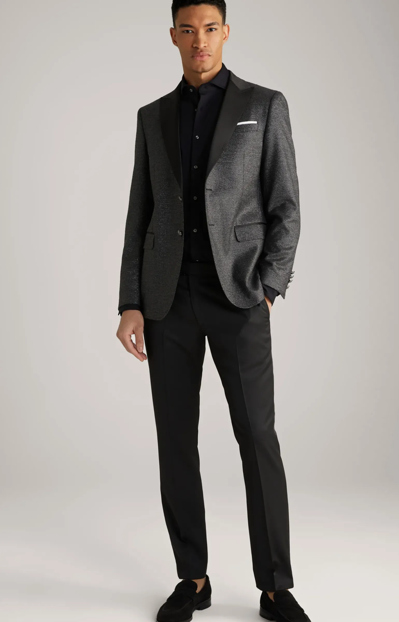 Evening-Sakko Horace in Anthrazit/Silber