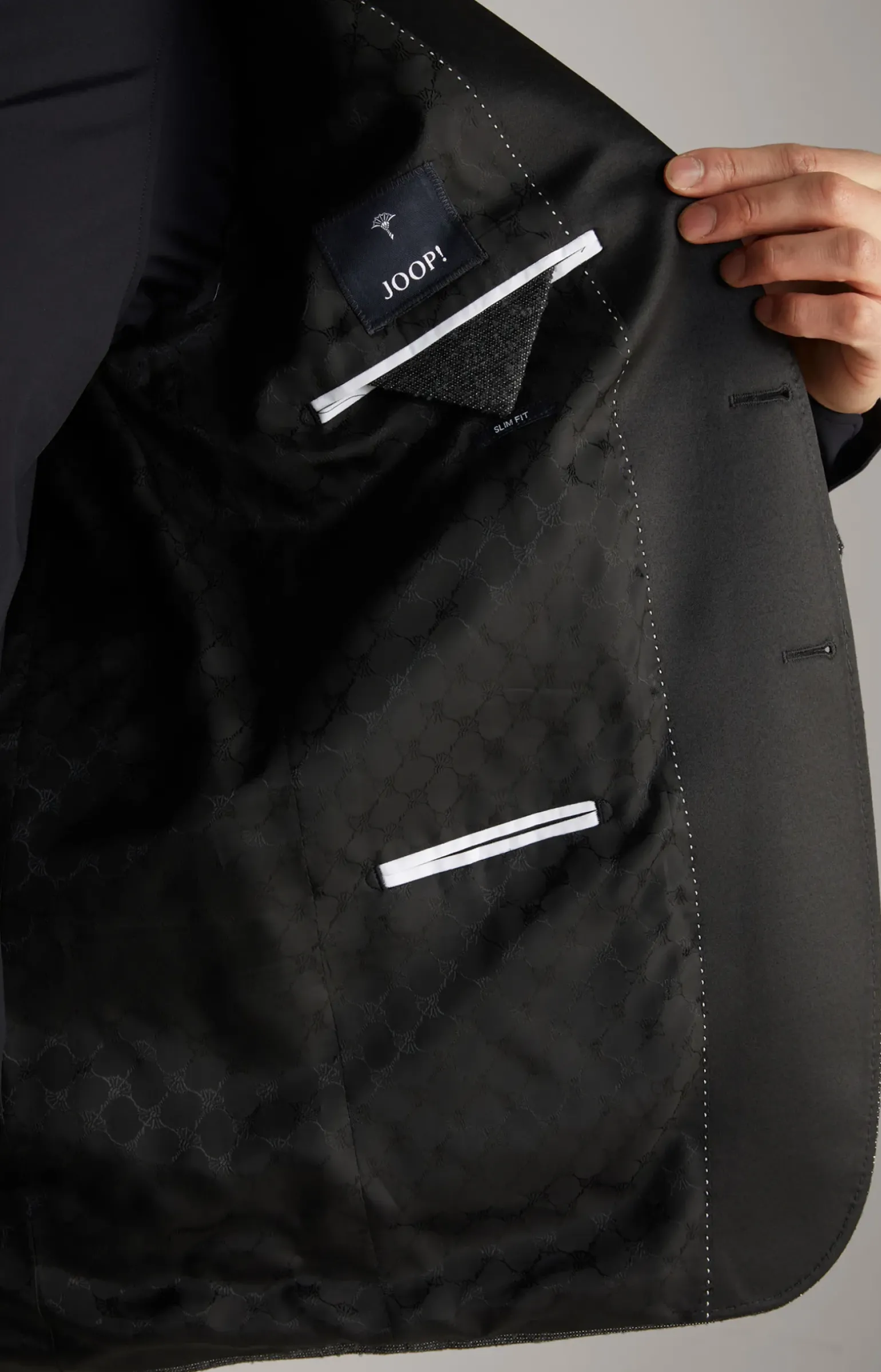 Evening-Sakko Horace in Anthrazit/Silber