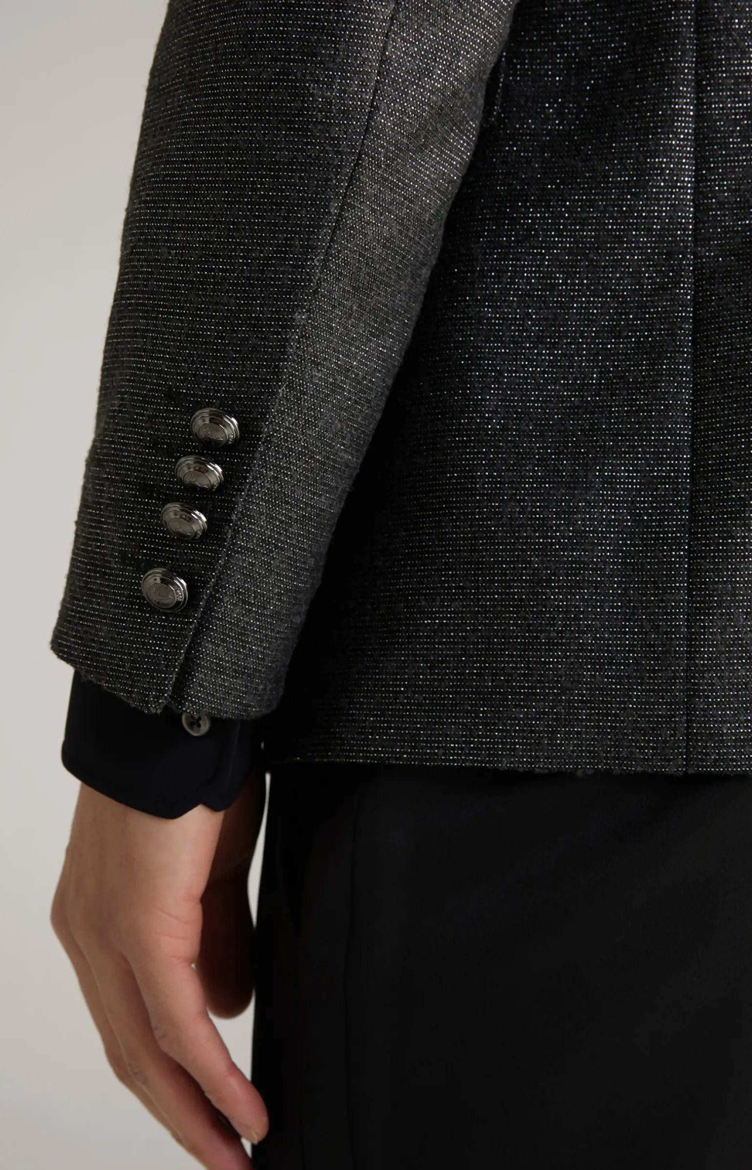 Evening-Sakko Horace in Anthrazit/Silber