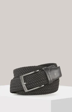 Flechtgürtel in Schwarz