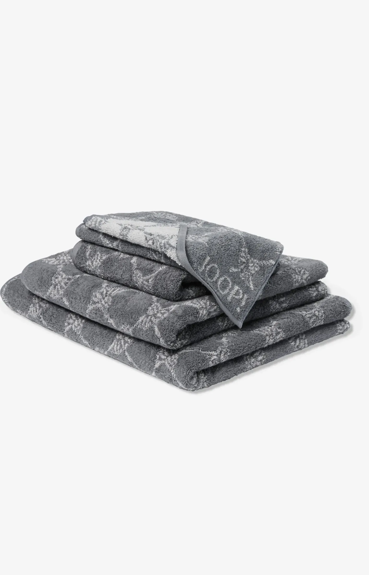 Frottierserie Classic Cornflowers in Anthrazit