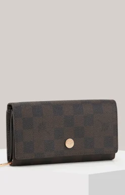 Geldbörse Cortina Piazza Europa in Dunkelbraun