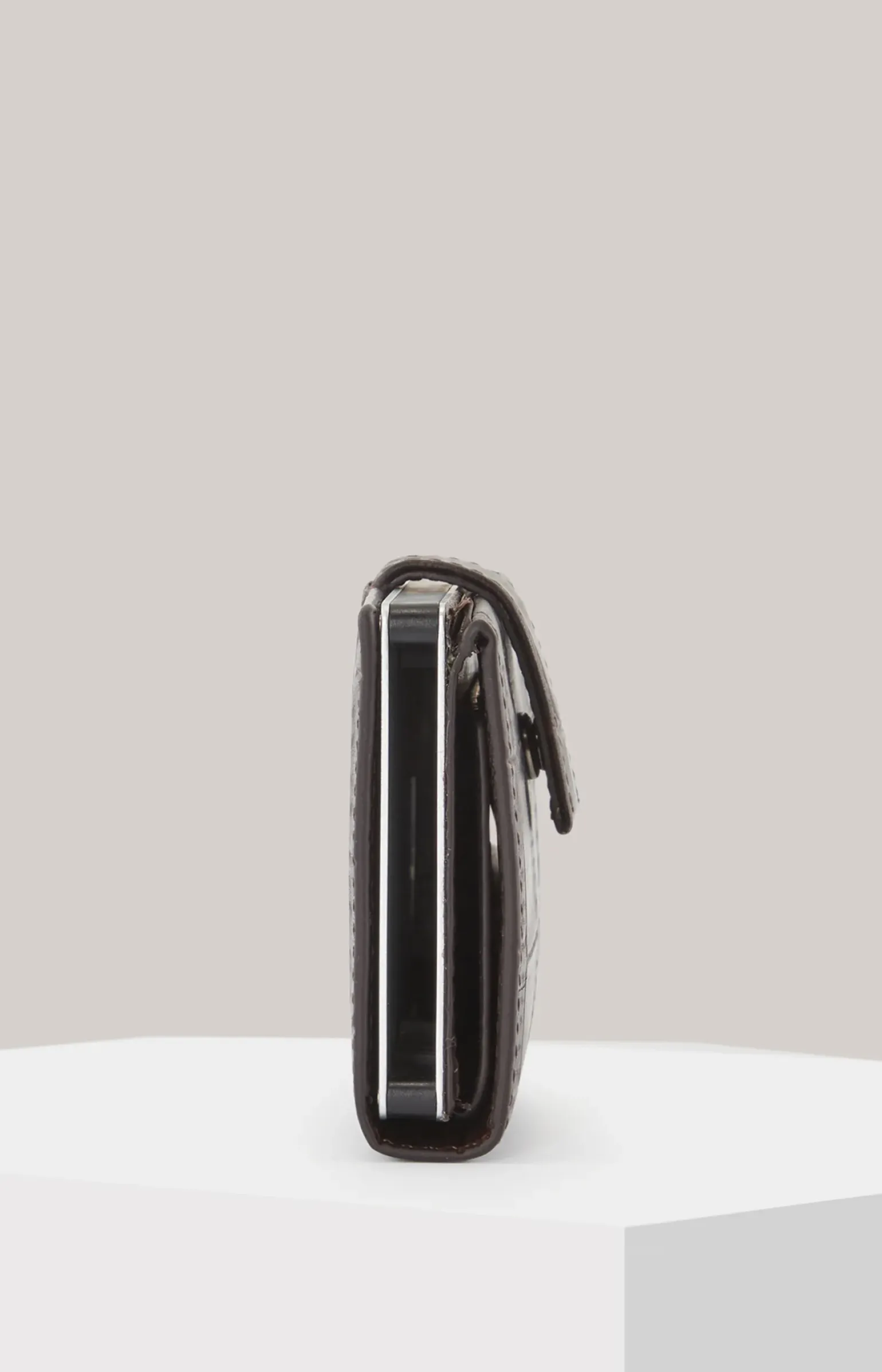 Geldbörse Fano C-Two E-Cage in Dunkelbraun