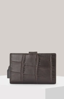 Geldbörse Fano C-Two E-Cage in Dunkelbraun