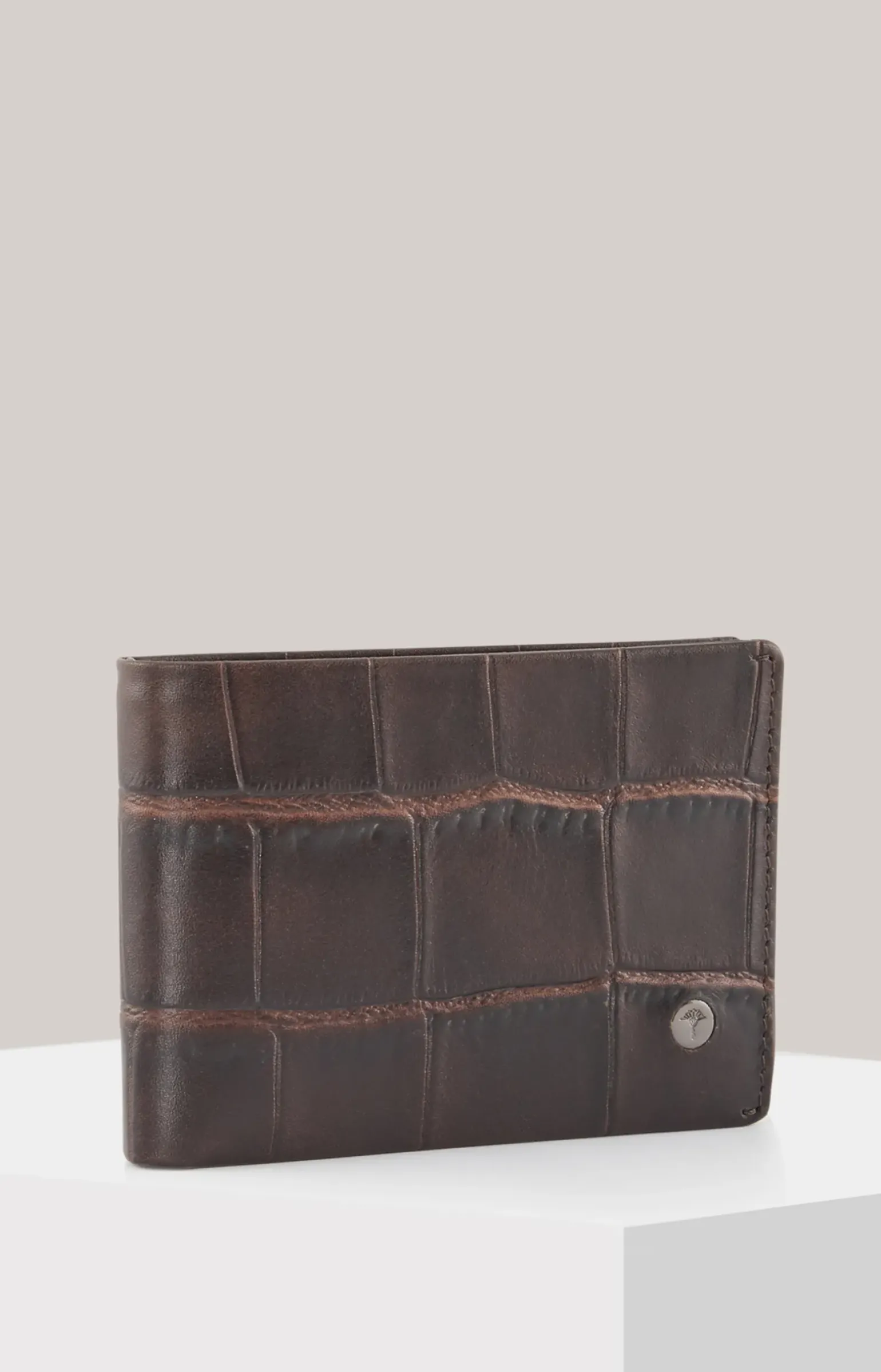 Geldbörse Fano Nestor in Dunkelbraun