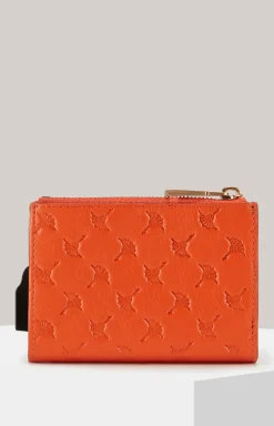 Geldbörse Leggero Stampa C-Four E-Cage in Orange