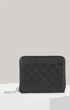 Geldbörse Leggero Stampa Nisa in Schwarz