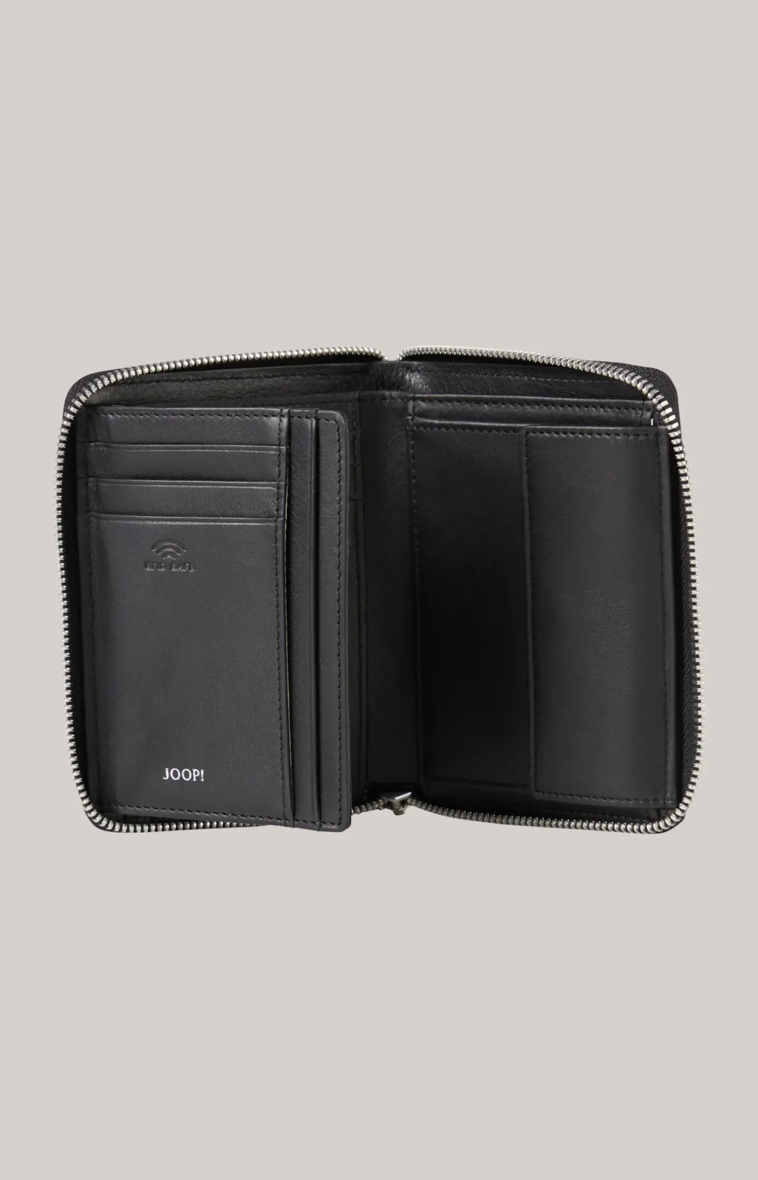 Geldbörse Leggero Stampa Nisa in Schwarz