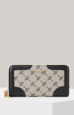 Geldbörse Mazzolino Edition Melete in Schwarz/Offwhite