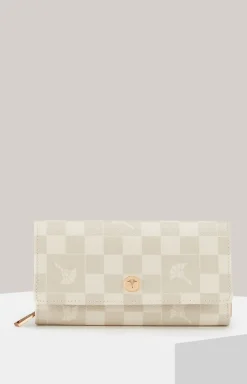 Geldbörse Piazza Diletta Europa in Greige