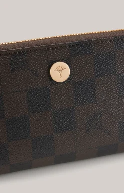 Geldbörse Piazza Edition Melete in Dunkelbraun/Schwarz