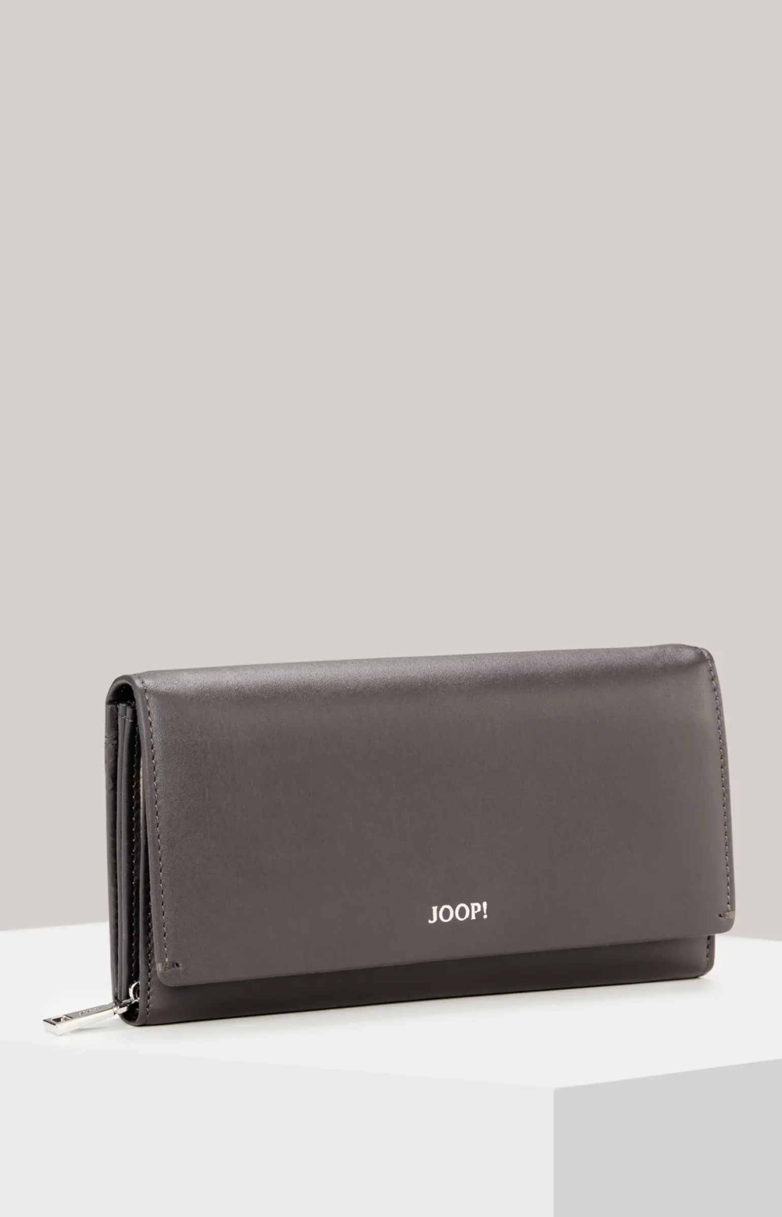 Geldbörse Sofisticato Europa in Braun-Grau