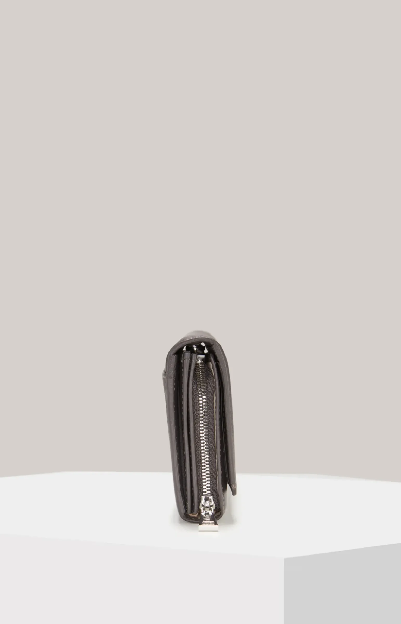 Geldbörse Sofisticato Europa in Braun-Grau