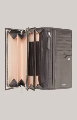 Geldbörse Sofisticato Europa in Braun-Grau