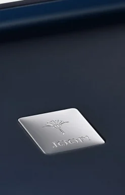 Großes Tablett Crystal Line in Dunkelblau