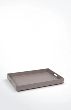 Großes Tablett Homeline, Grau-Rosé