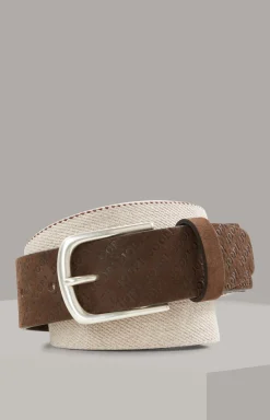 Gürtel in Beige/Braun