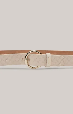 Gürtel in Creme