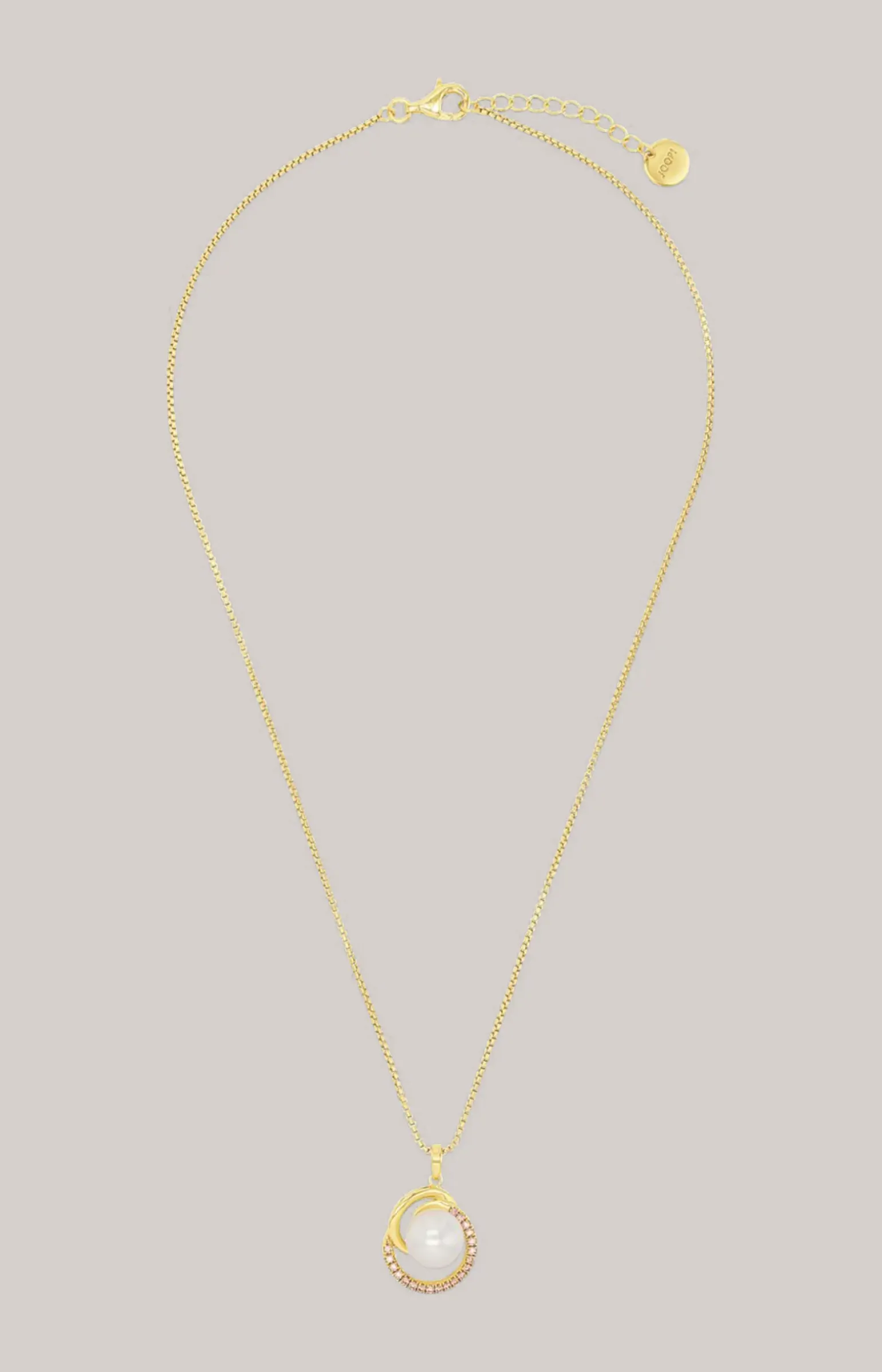 Halskette mit Perle in Gold