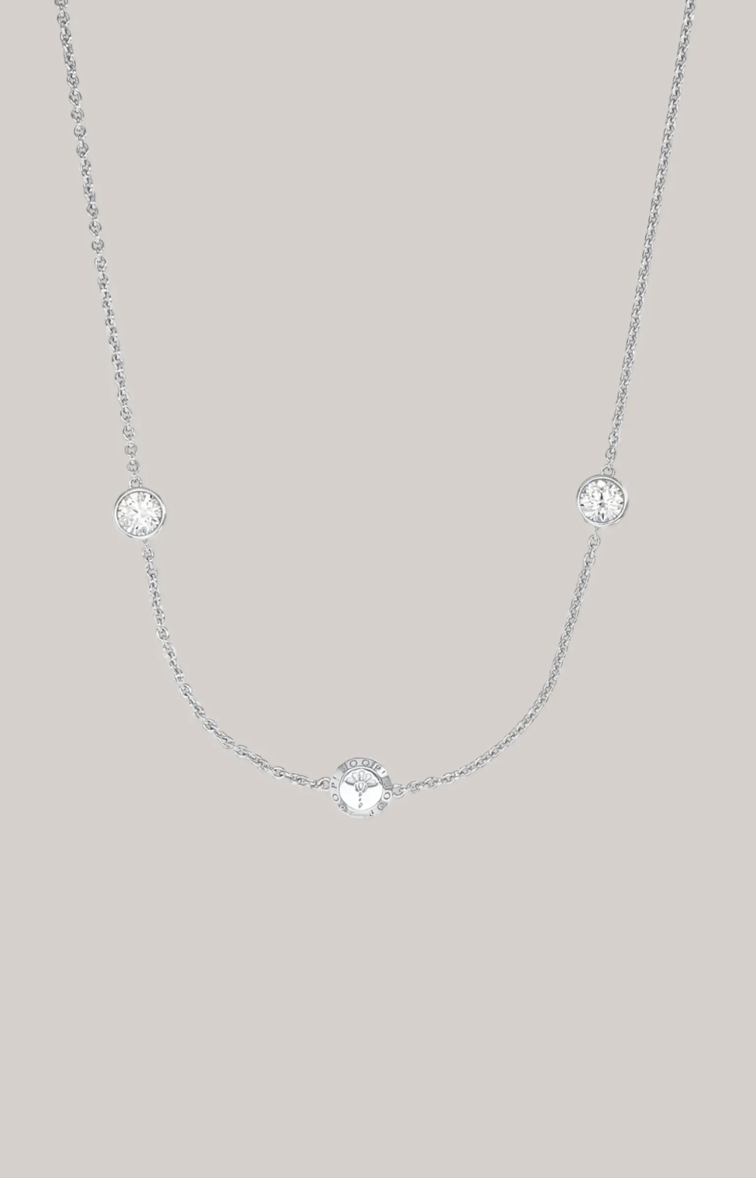 Halskette mit Zirkonia in Silber