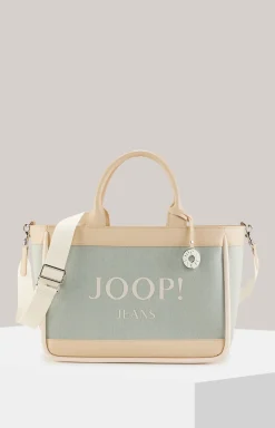 Handtasche Calduccio Denim Yvette in Hellblau