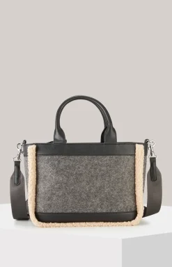 Handtasche Calduccio Yvette in Dunkelgrau