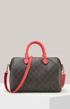 Handtasche Piazza Edition Aurora in Braun/Schwarz