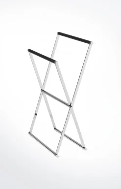 Handtuchständer Chromeline, Silber/Schwarz