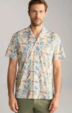 Hemd Hanes in Gelb gemustert