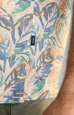 Hemd Hanes in Gelb gemustert