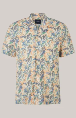 Hemd Hanes in Gelb gemustert