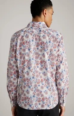 Hemd Hanson in Blau/Rot/Weiß gemustert