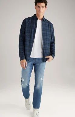 Hemd Hanson in Dunkelblau kariert