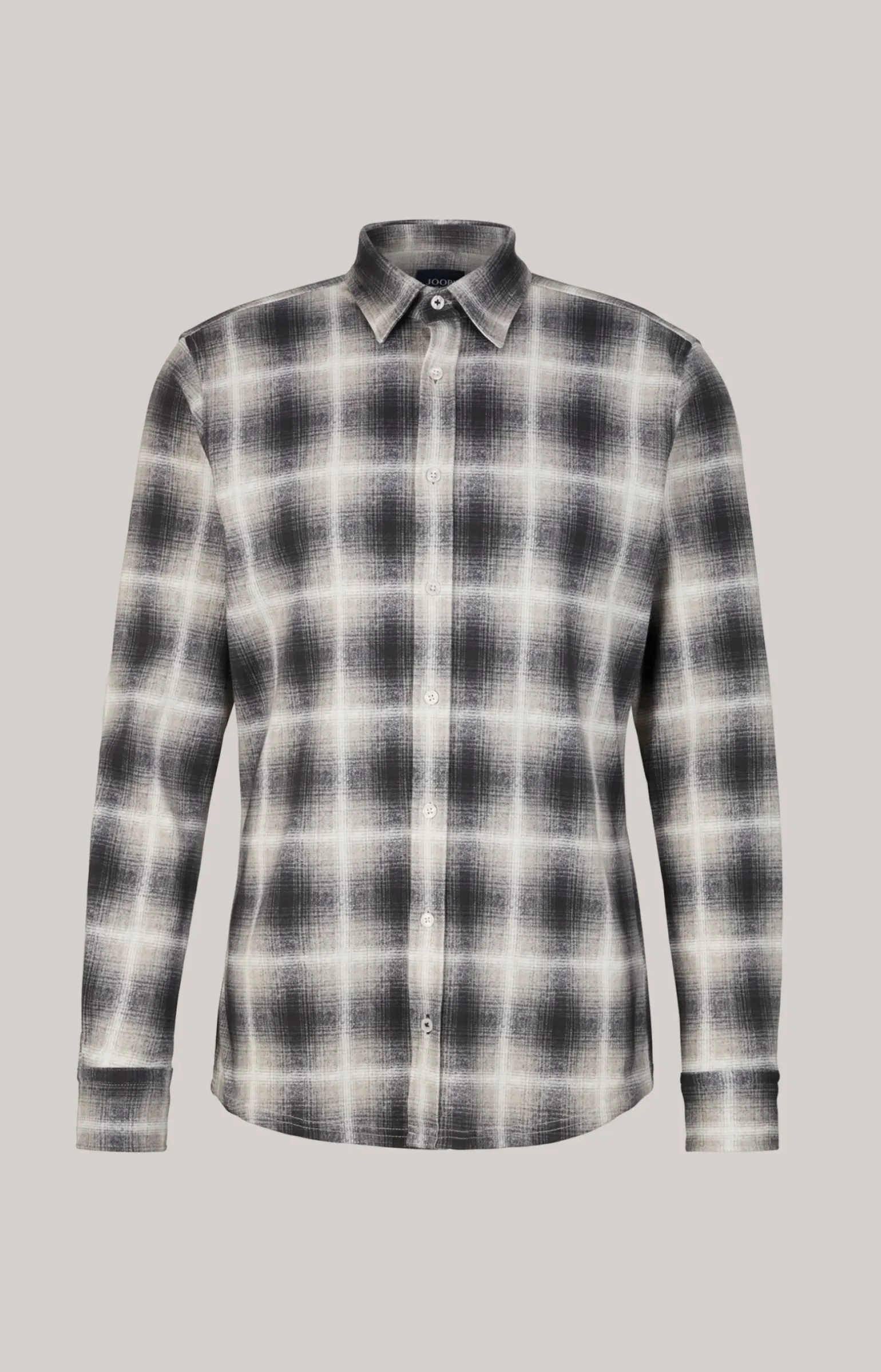 Hemd Hanson in Grau gemustert