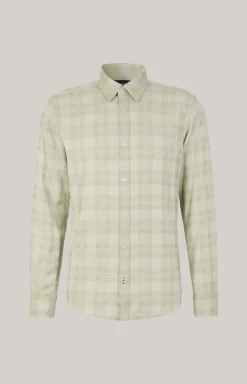 Hemd Hanson in Hellgrün kariert